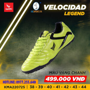 GIÀY ĐÁ BANH KAMITO VELOCIDAD LEGEND TF MÀU XANH CHUỐI