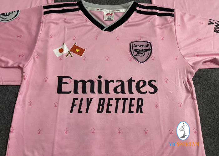 ÁO ARSENAL HỒNG 22-23 IN CHO KHÁCH - Hình ảnh 7