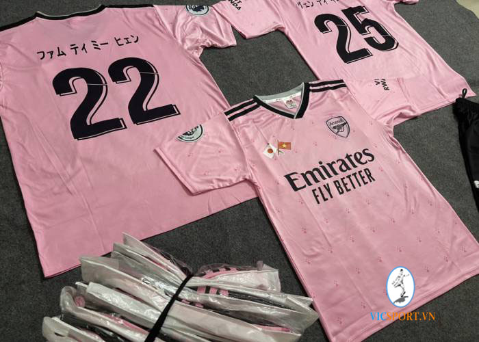 ÁO ARSENAL HỒNG 22-23 IN CHO KHÁCH - Hình ảnh 6