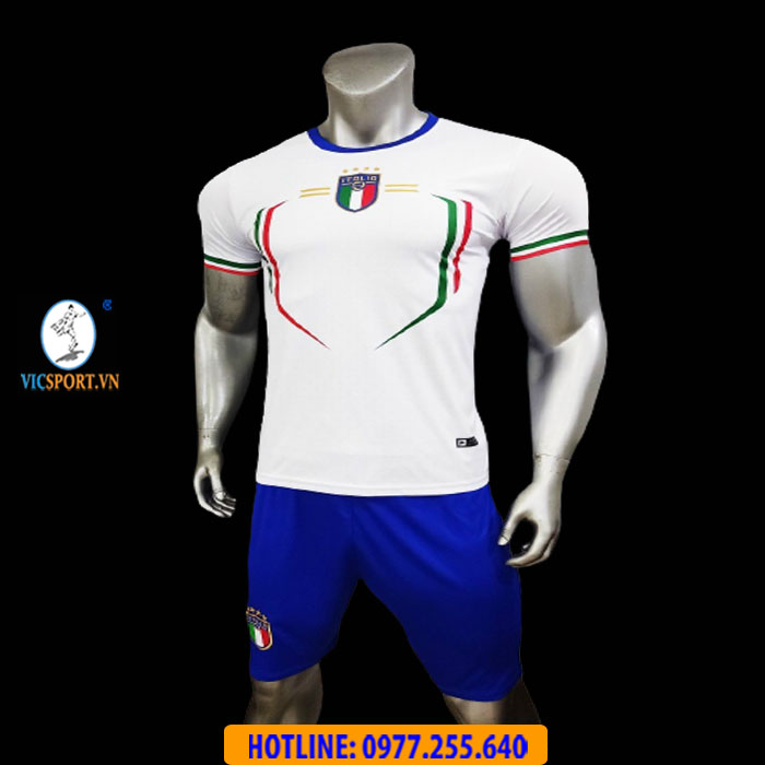 ÁO ĐÁ BANH ĐỘI TUYỂN ITALIA 2022 TRẮNG SÂN KHÁCH - Hình ảnh 2
