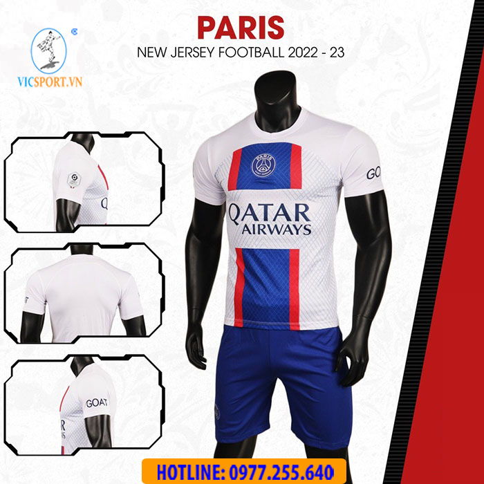 ÁO CLB PSG 2022-2023 TRẮNG SÂN KHÁCH