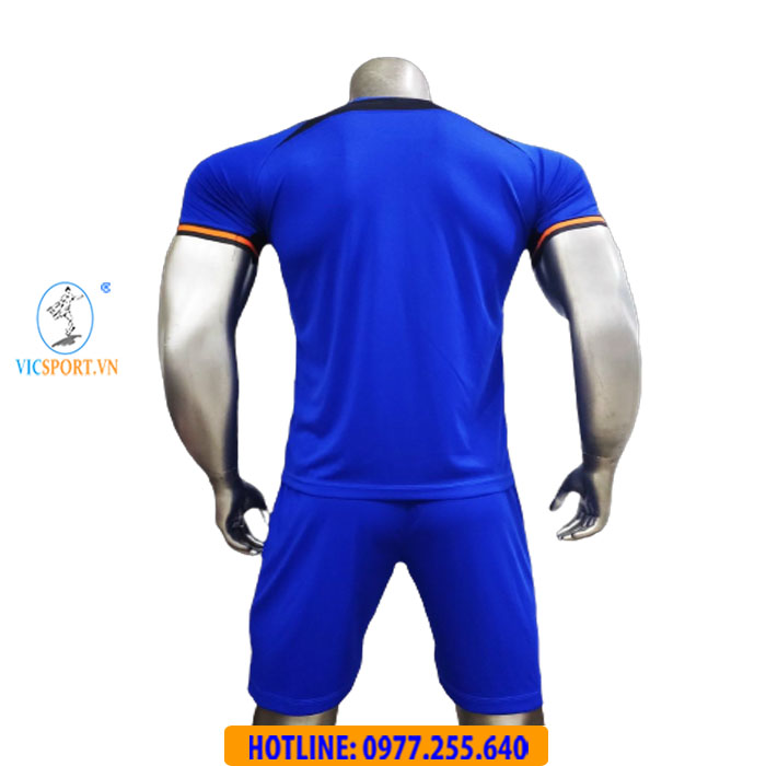 ÁO ĐÁ BANH ĐỘI TUYỂN HÀ LAN 2022 MÀU XANH - Hình ảnh 2