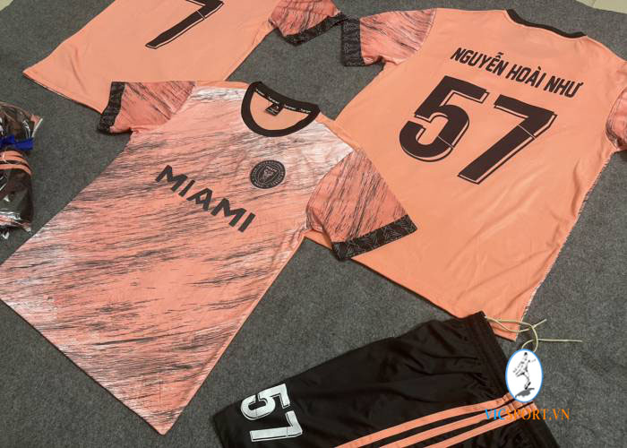 ÁO INTER MIAMI HỒNG PHẤN 22-23 IN CHO KHÁCH - Hình ảnh 4