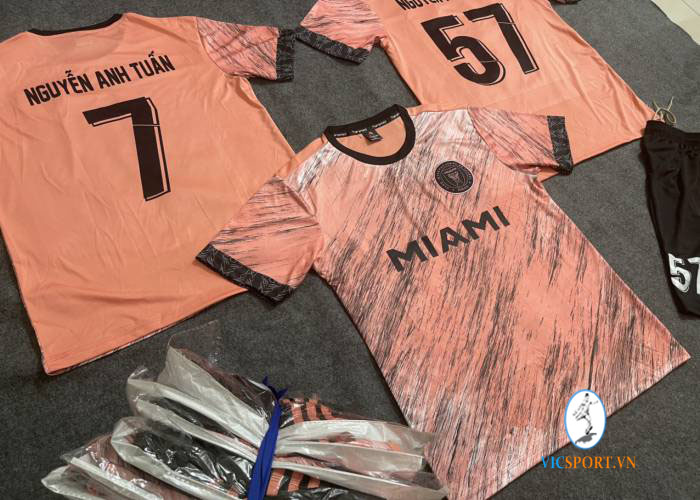 ÁO INTER MIAMI HỒNG PHẤN 22-23 IN CHO KHÁCH - Hình ảnh 3