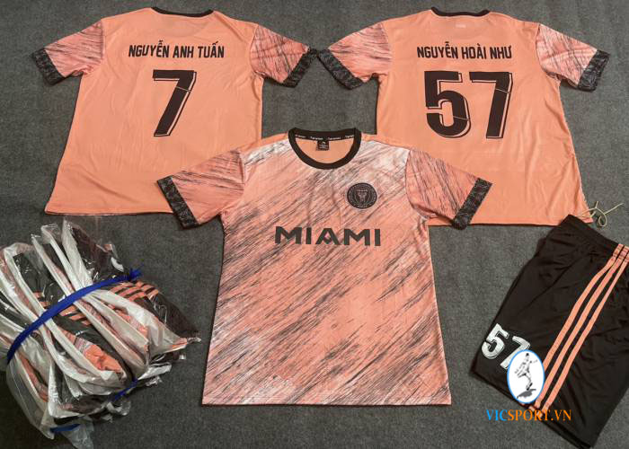 ÁO INTER MIAMI HỒNG PHẤN 22-23 IN CHO KHÁCH - Hình ảnh 6