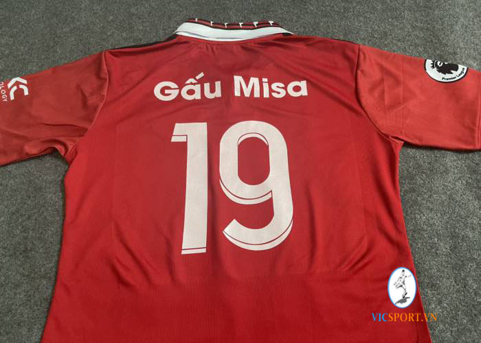 ÁO MU ĐỎ SÂN NHÀ IN CHO KHÁCH - Hình ảnh 3