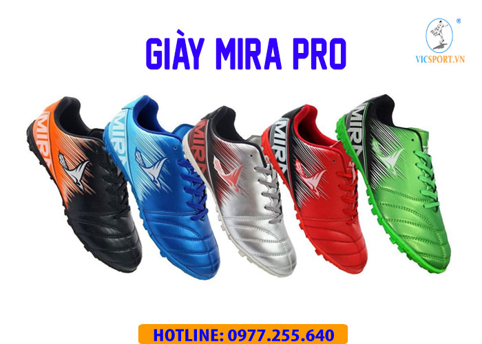 GIÀY ĐÁ BANH MIRA PRO MÀU ĐỎ - Hình ảnh 3