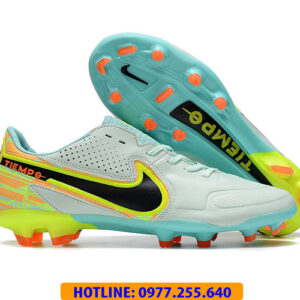GIÀY ĐÁ BANH NIKE TIEMPO LEGEND 9 FG XANH XÁM XANH