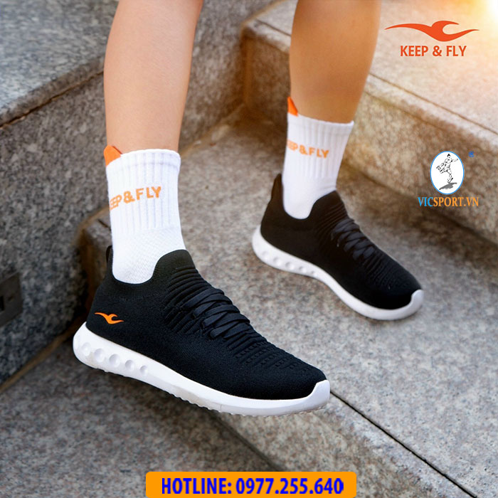 Giày thể thao KeepFly Legal màu đen - Hình ảnh 3