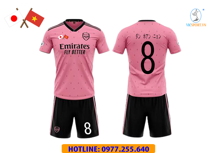 ÁO ARSENAL HỒNG 22-23 IN CHO KHÁCH - Hình ảnh 8
