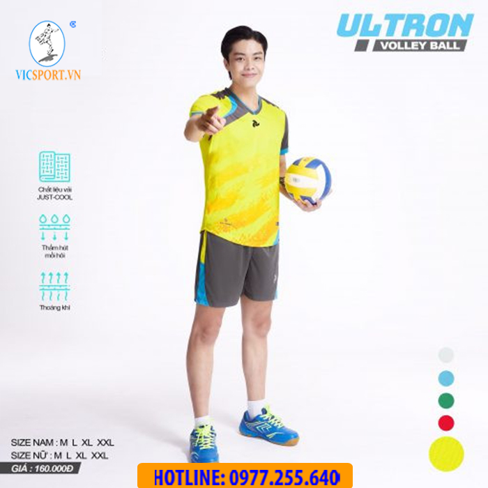 BỘ BÓNG CHUYỀN NAM ULTRON VÀNG - Hình ảnh 6