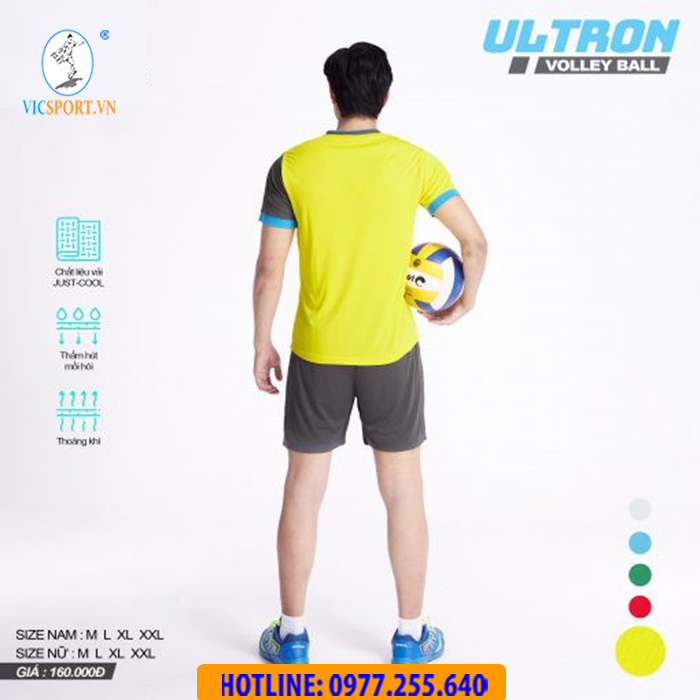 BỘ BÓNG CHUYỀN NAM ULTRON VÀNG - Hình ảnh 5