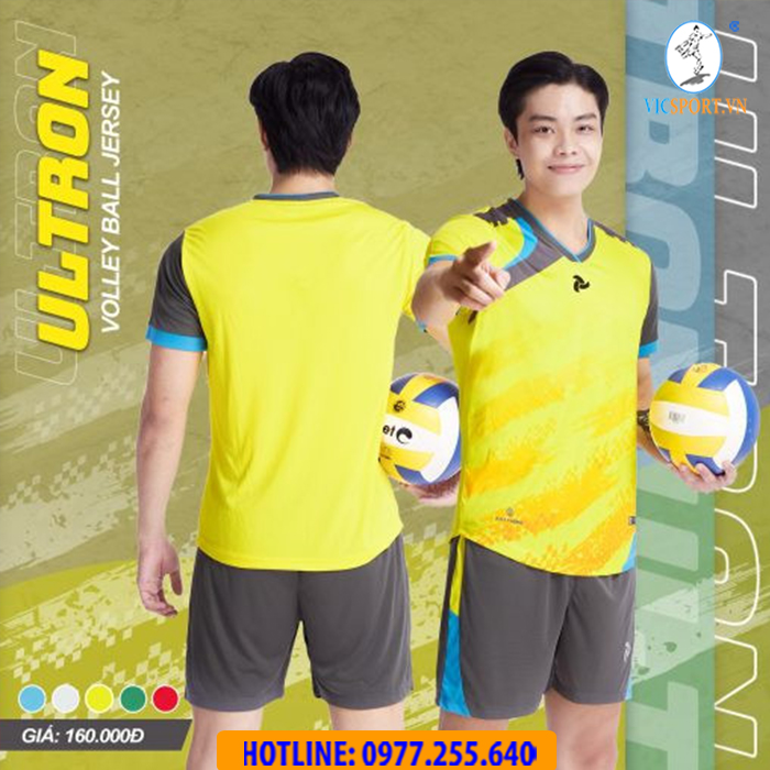 BỘ BÓNG CHUYỀN NAM ULTRON VÀNG - Hình ảnh 7