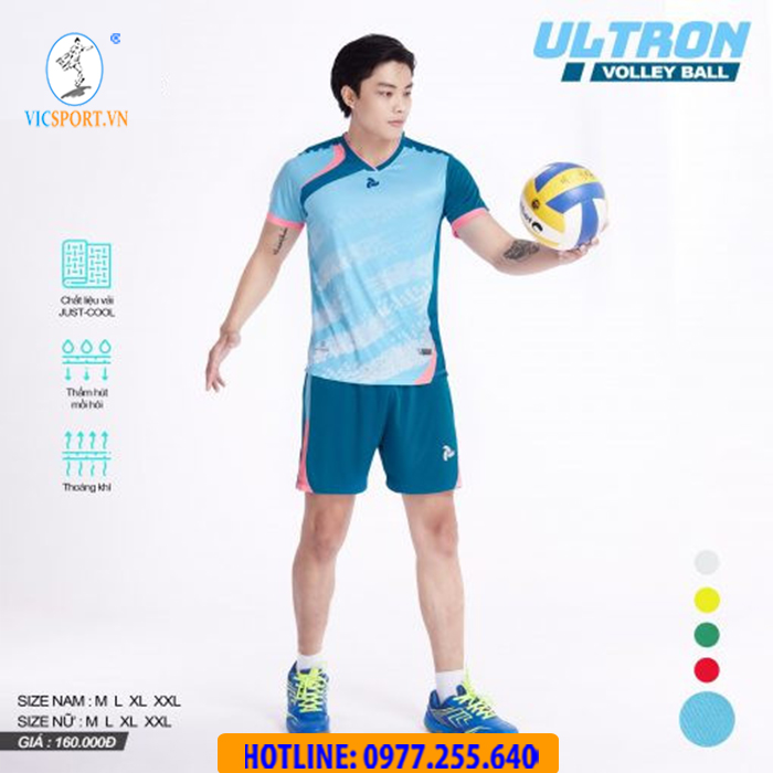 BỘ BÓNG CHUYỀN NAM ULTRON XANH BIỂN - Hình ảnh 5