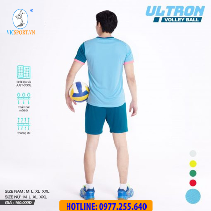 BỘ BÓNG CHUYỀN NAM ULTRON XANH BIỂN - Hình ảnh 4