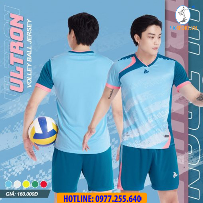 BỘ BÓNG CHUYỀN NAM ULTRON XANH BIỂN - Hình ảnh 6