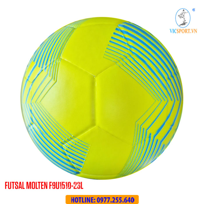 BÓNG ĐÁ FUTSAL MOLTEN EUROPA LEAGUE F9U1510-23L TIÊU CHUẨN MÀU VÀNG XANH - Hình ảnh 3