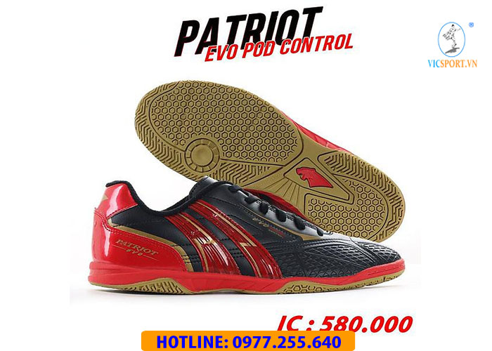 Giày Pan thái Patriot Evo Pod Control đế IC màu đen