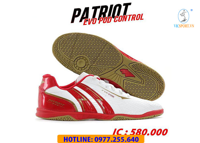 Giày Pan thái Patriot Evo Pod Control đế IC màu trắng