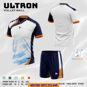 BỘ BÓNG CHUYỀN NỮ ULTRON TRẮNG
