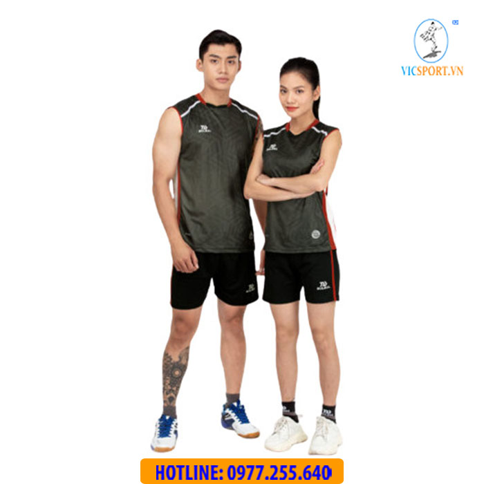ÁO BÓNG CHUYỀN NỮ BULBAL ASTERI MÀU ĐEN - Hình ảnh 4