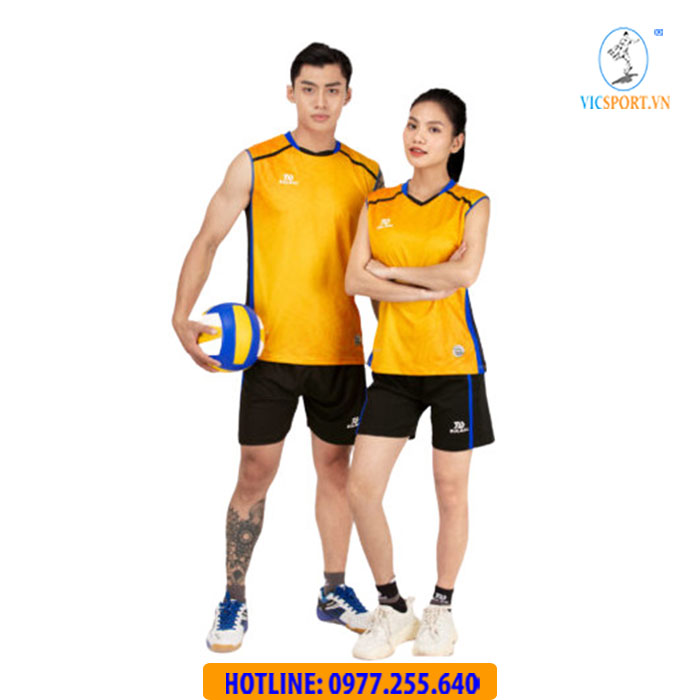 ÁO BÓNG CHUYỀN NỮ BULBAL ASTERI MÀU VÀNG - Hình ảnh 2