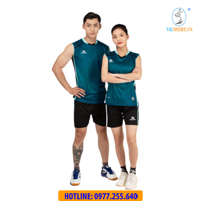 ÁO BÓNG CHUYỀN NỮ BULBAL ASTERI MÀU XANH NHỚT - Hình ảnh 2