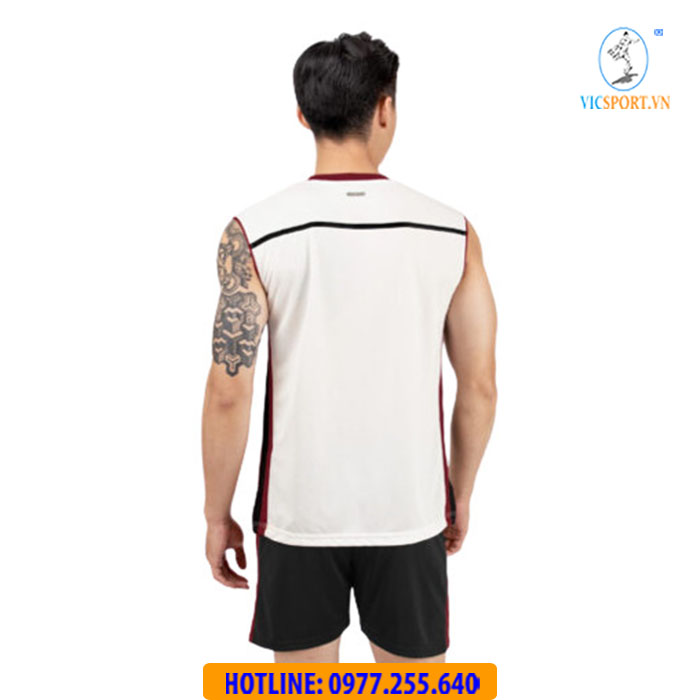 ÁO BÓNG CHUYỀN NAM BULBAL ASTERI MÀU TRẮNG - Hình ảnh 3