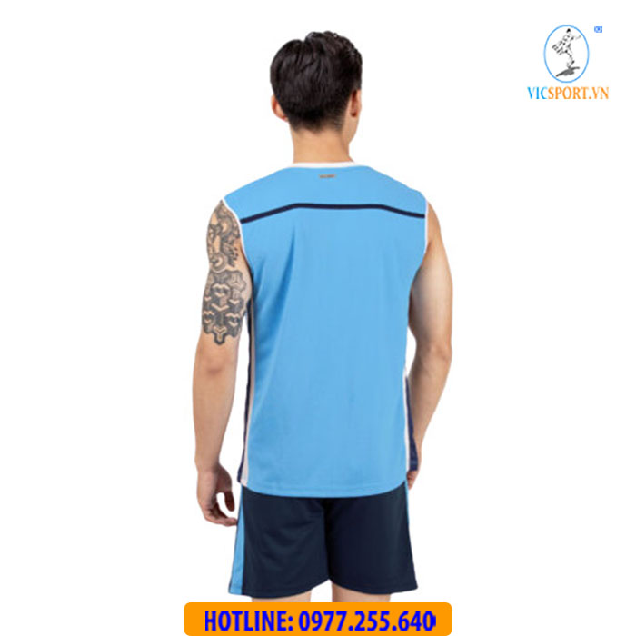 ÁO BÓNG CHUYỀN NAM BULBAL ASTERI MÀU XANH DA - Hình ảnh 3