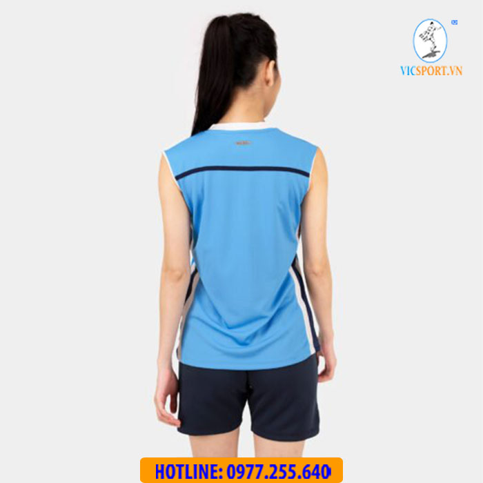ÁO BÓNG CHUYỀN NỮ BULBAL ASTERI MÀU XANH DA - Hình ảnh 3
