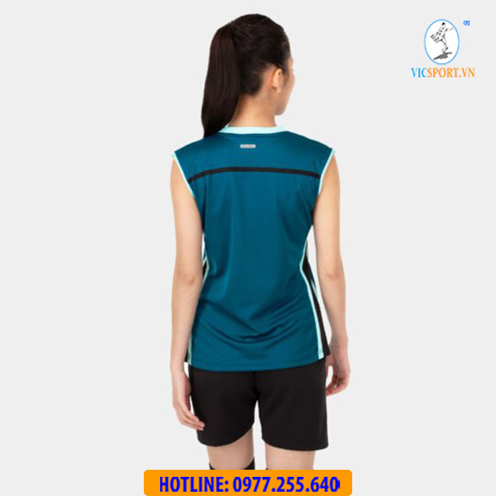 ÁO BÓNG CHUYỀN NỮ BULBAL ASTERI MÀU XANH NHỚT - Hình ảnh 3