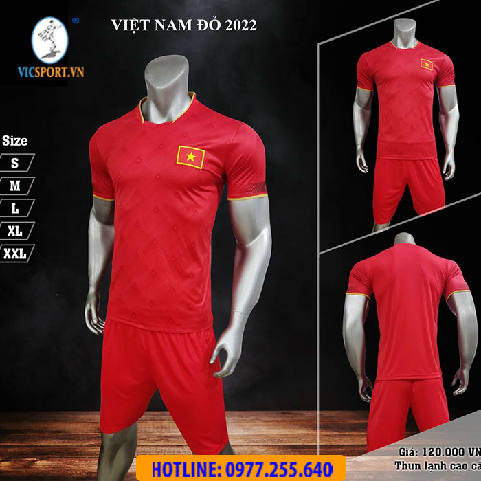 ÁO ĐÁ BANH ĐỘI TUYỂN VIỆT NAM 2022 SÂN NHÀ