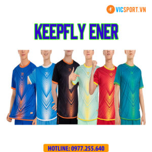 Áo đá banh không logo KeepFly Ener