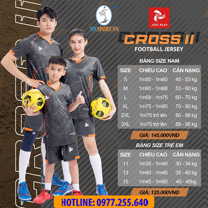 Áo đá banh không logo Justplay Cross 2 - Hình ảnh 24