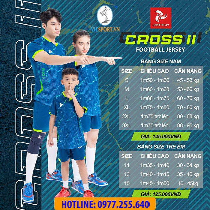 Áo đá banh không logo Justplay Cross 2 - Hình ảnh 22