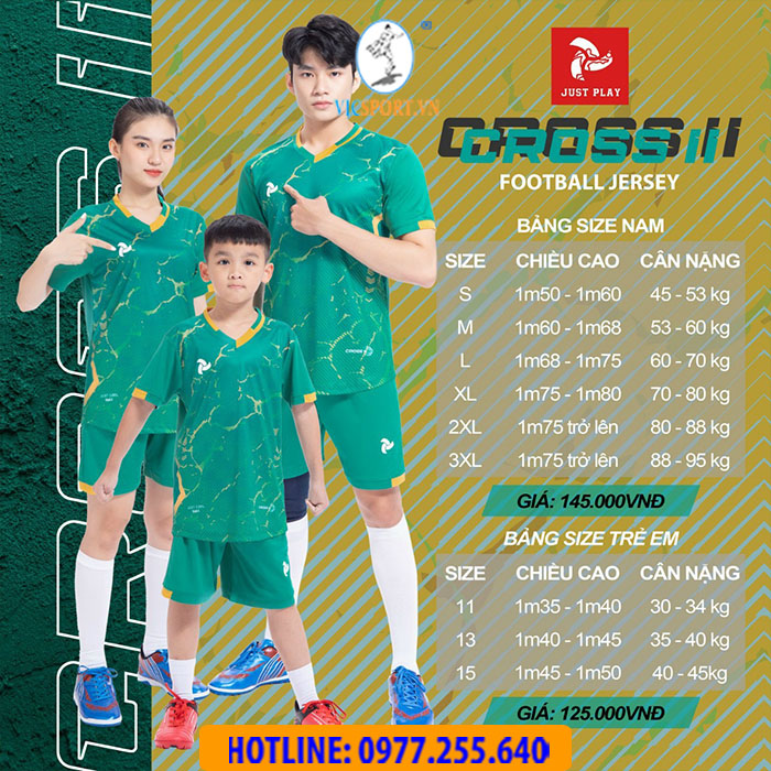 Áo đá banh không logo Justplay Cross 2 - Hình ảnh 20