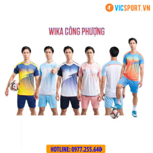 Áo đá banh không logo Wika Công Phượng