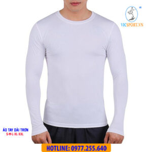 ÁO LÓT BODY DÀI TAY TRƠN MÀU TRẮNG