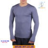 ÁO LÓT BODY DÀI TAY TRƠN MÀU XÁM