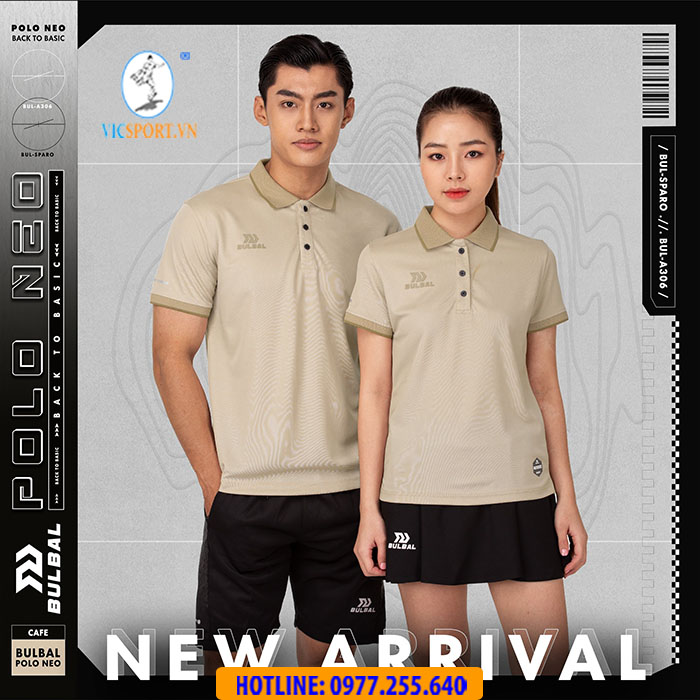 ÁO POLO DI CHUYỂN NỮ BEYONO NEO MÀU CAFE - Hình ảnh 5