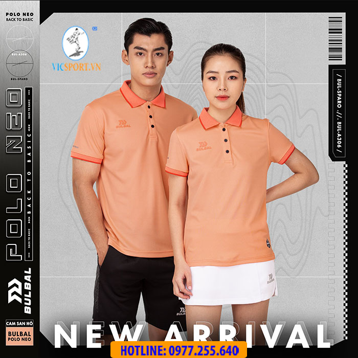 ÁO POLO DI CHUYỂN NỮ BEYONO NEO MÀU CAM - Hình ảnh 3
