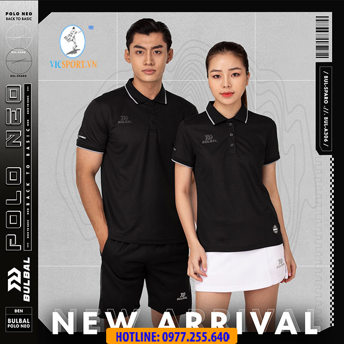 ÁO POLO DI CHUYỂN NỮ BEYONO NEO MÀU ĐEN - Hình ảnh 3