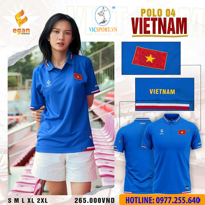ÁO POLO DI CHUYỂN ĐỘI TUYỂN VIỆT NAM MÀU XANH BÍCH - Hình ảnh 2