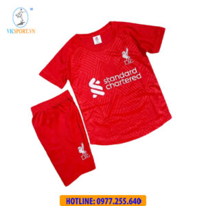 ÁO TRẺ EM CLB LIVERPOOL 2022-2023 ĐỎ VẢI MÈ