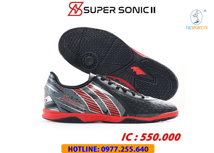 GIÀY PAN THÁI SUPER SONIC 2 IC MÀU ĐEN