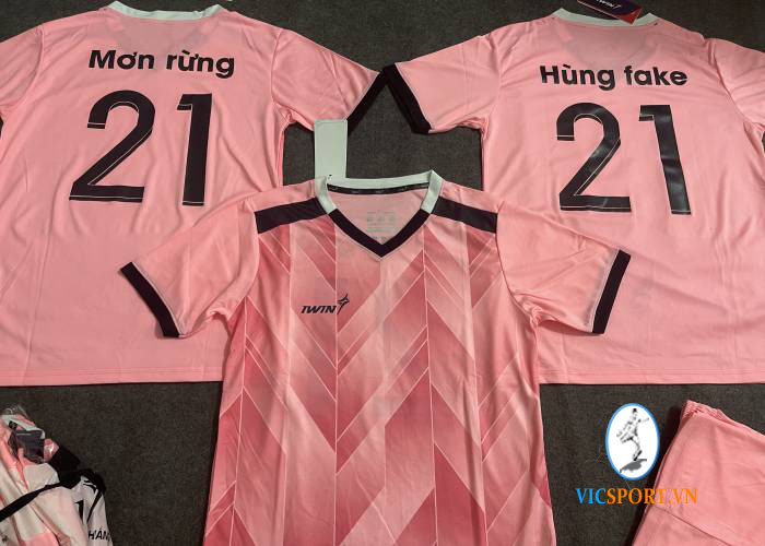 ÁO IWIN ATTACK HỒNG IN CHO KHÁCH - Hình ảnh 2