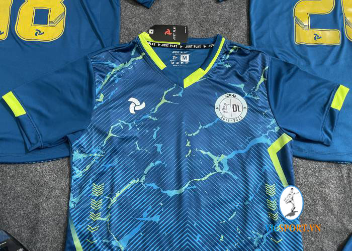 ÁO CROSS 2 XANH CỔ VỊT IN CHO KHÁCH - Hình ảnh 7
