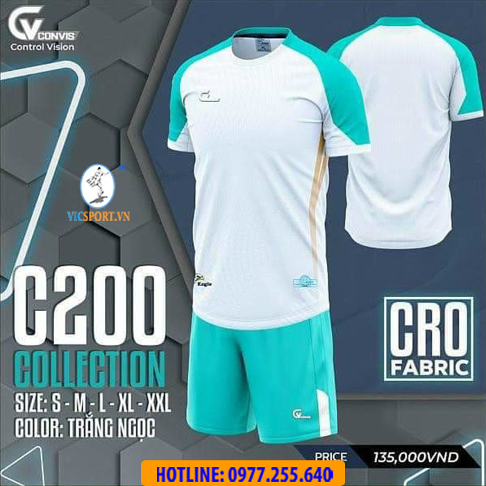Áo đá banh không logo CV C200 - Hình ảnh 9