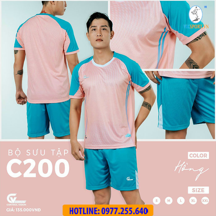 Áo đá banh không logo CV C200 - Hình ảnh 6