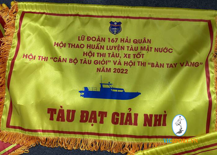 Cờ giải - Cờ lưu niệm chữ nhật 35x50 - Hình ảnh 10